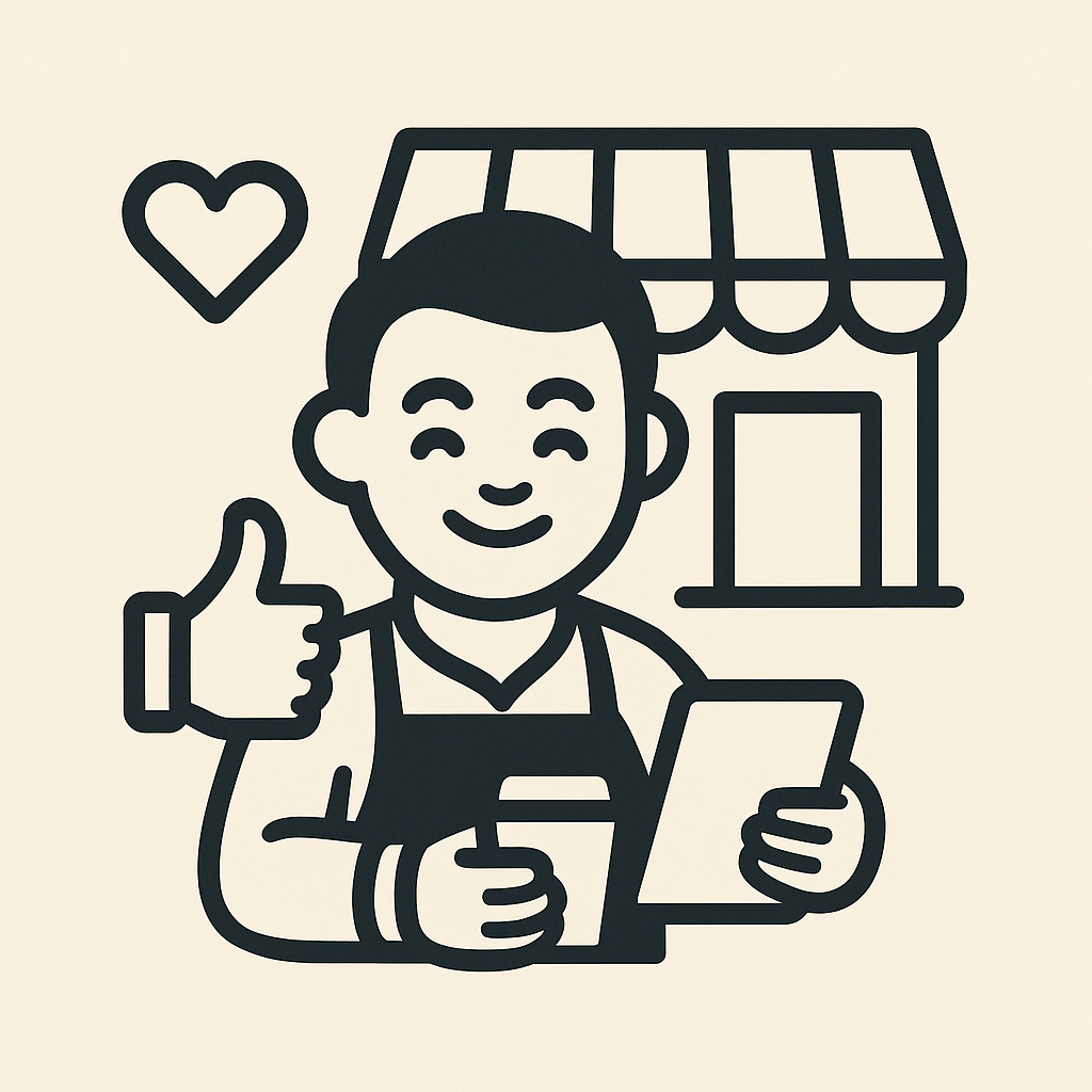 Merchant-first icon